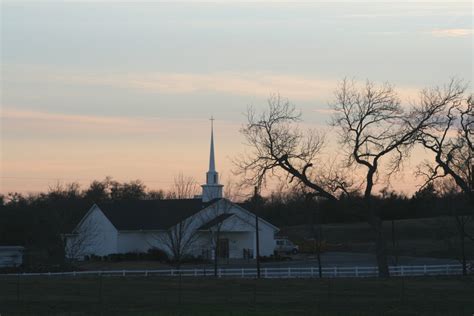 Sherman Tx Grace Bible Church At Sherman Sunset Photo Picture