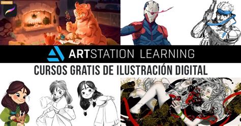 Cursos Gratis de Ilustración Digital en ArtStation