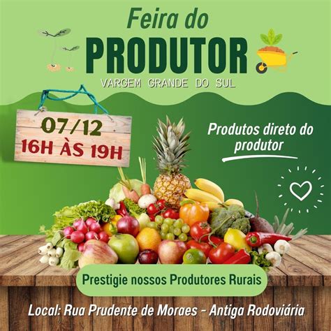 Primeira Feira Do Produtor Rural Ser Na Quarta Dia Gazeta De