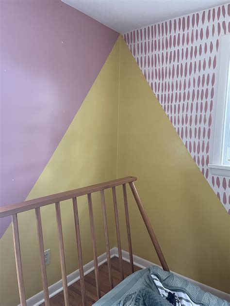 How to Paint a Geometric Color Block Wall — Aratari At Home