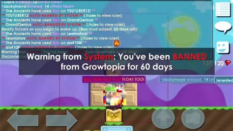 Growtopia NEW AUTO BAN GLITCH 5000 Banned YouTube