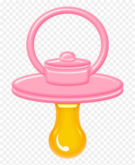 Pink Pacifier Png Chupon Baby Shower Png Transparent Png Vhv