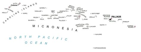 Map Of Micronesia Thong Thai Real