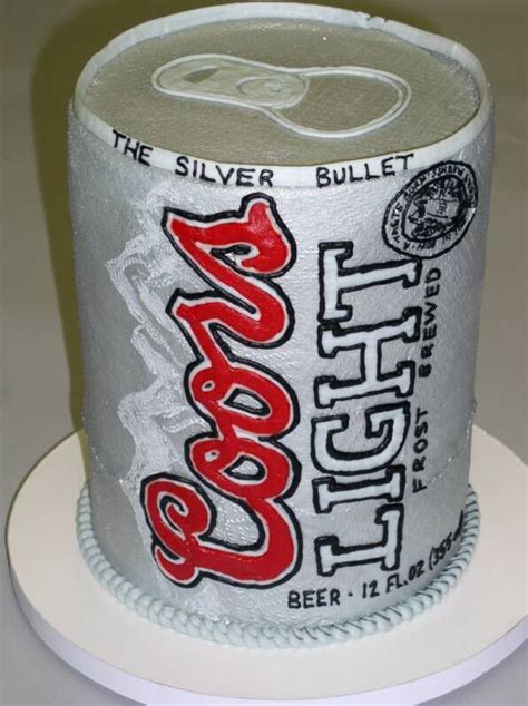 Coors Light Cake Beer Can Cakes Birthday Cakes For Men Funny Grooms