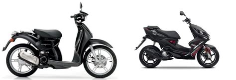 Motorrad Vergleich Aprilia Scarabeo Street Vs Yamaha Aerox