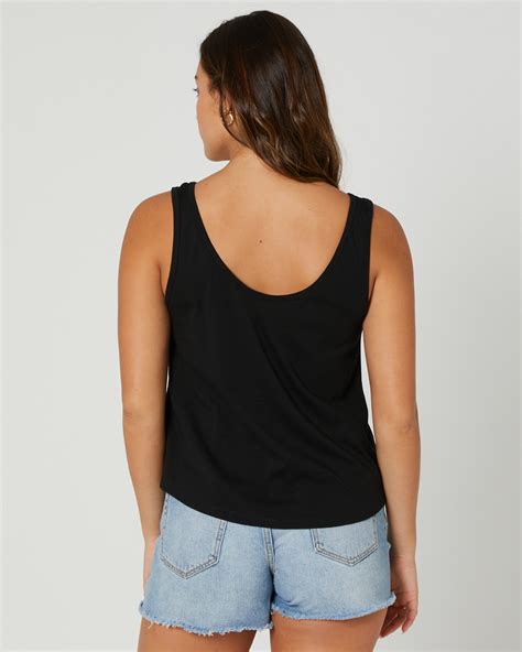 Rip Curl Plains Tank Black Surfstitch