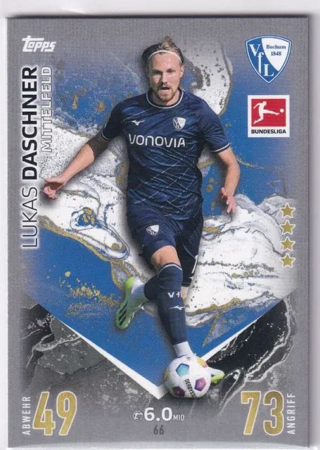 TOPPS 2023 2024 MATCH Attax Bundesliga 23 24 Mappa No 66 Lukas