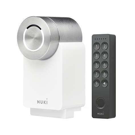 Zestaw NUKI Smart Lock 3 0 Pro biały Keypad 2 0 Klawiatura IP65