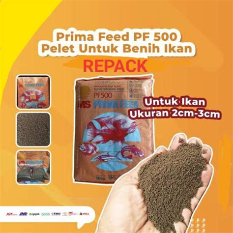 Jual Pelet Pakan Ikan Kecil Pf 500 Re Pack 100g Shopee Indonesia