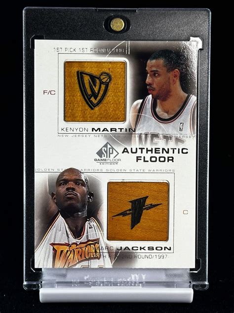 Kenyon Martin Marc Jackson Sp Game Floor Relic Upper Deck C