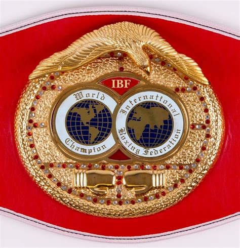 Floyd Mayweather Jr. Signed Full-Size IBF Heavyweight Championship Belt ...