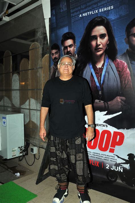 Hansal Mehta At The Success Party Of Netflix Series Scoop At Juhu On