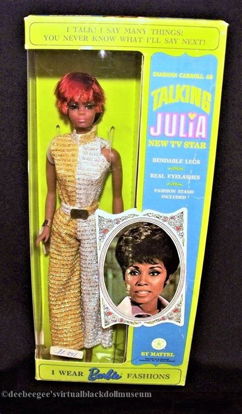 Talking Julia Doll Vintage Mattel Black Barbie