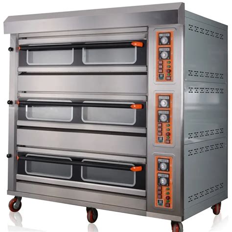 Oem Commercial Bread Electric Big Oven Trays Each Deck Industrial