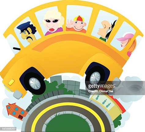 Yellow Bus Cartoon Photos and Premium High Res Pictures - Getty Images