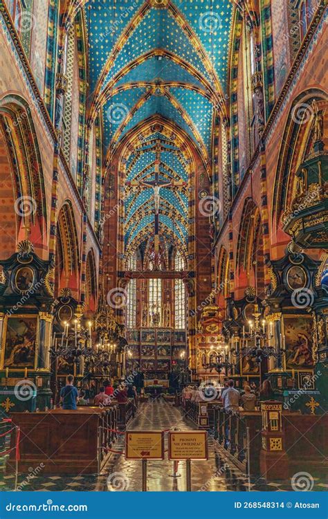 Chancel And Apse Of St Mary S Basilica With Altarpiece Carved Between