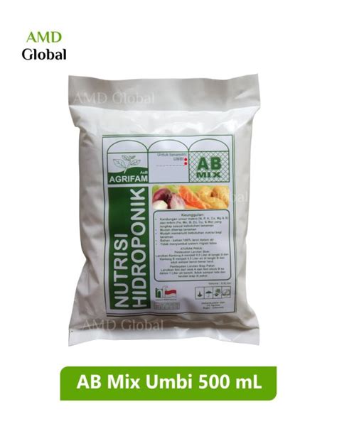 Nutrisi Hidroponik AB Mix Umbi Agrifam 500 Ml Lazada Indonesia