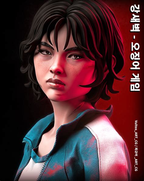 ArtStation - Fan Art of Kang Sae-byeok from Squid Game