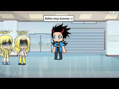 Si goku estuviera en un demonio en una escuela de ángeles YouTube