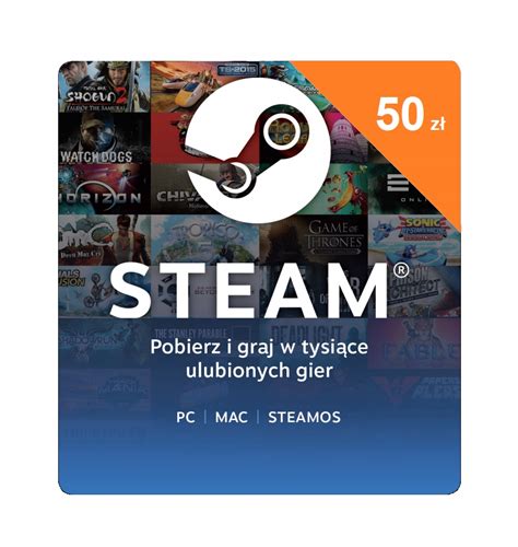 Steam Z Karta Podarunkowa Do Adowanie Konto Wallet