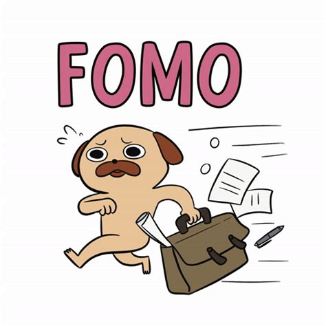 Fomo Doggo Sticker - Fomo Doggo Pug - Discover & Share GIFs