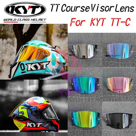 Kyt Tt Course Visor Lens Revo Lens Fit For Kyt Tt Course Kyt Helmet