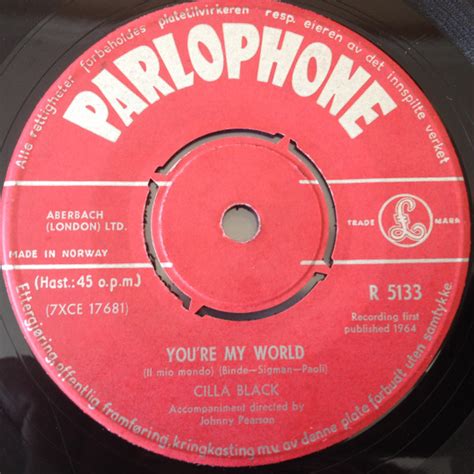 Cilla Black You Re My World Vinyl 7 Single Discogs