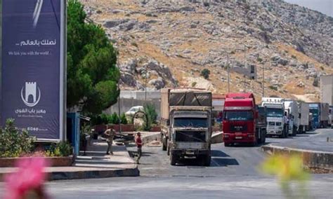 Delivering Food Baskets And Tents New Un Humanitarian Aid Convoy Crosses Into Nw Syria Through