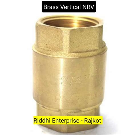 1 Inch Brass Vertical Nrv At Rs 140 In Rajkot Id 2850596441097