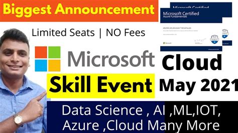 Microsoft Build Cloud Skills Challenge May 2022 Free Certificate And