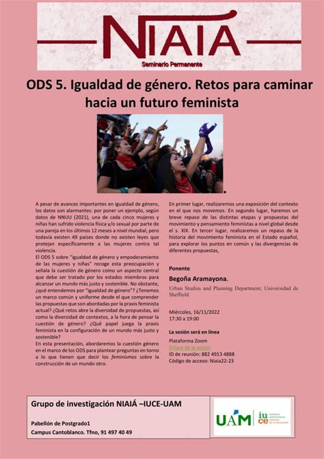 ODS5 Igualdad de Género Centro de Filosofía para Niños España