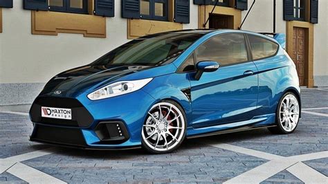 Front Splitter Focus RS Look Bumper Ford Fiesta Mk7 FL Textured Our