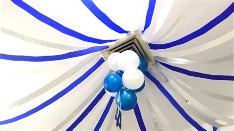 Diy Party Streamers Ceiling Decor Crepe Paper Ceiling Decoration Diy Simple Party