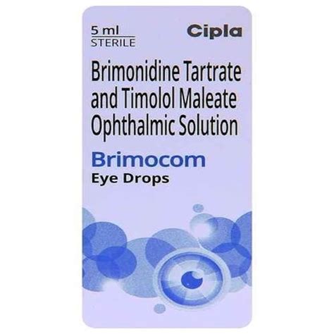 Brimocom Brimonidine Tartrate And Timolol Maleate Ophthalmic Solution