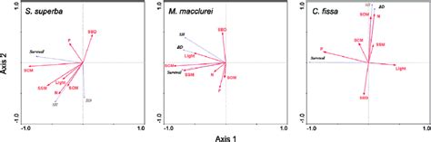 Canonical Rda Biplots Showing The Effects Of Environmental Variables On Download Scientific