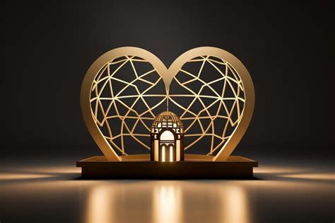 Premium Photo | The Heart of Ramadan Mubarak