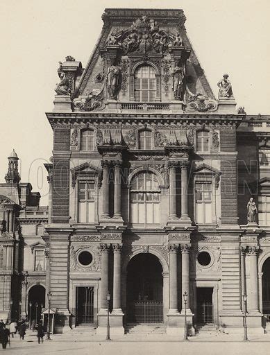 Le Palais Du Louvre Paris Stock Image Look And Learn