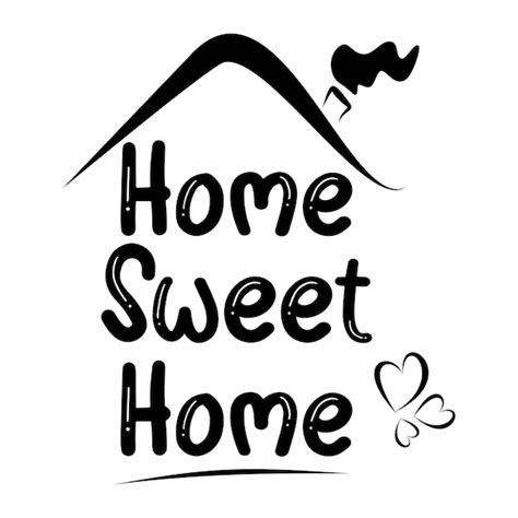 Premium Vector Home Sweet Home Vector Banner Design And Home