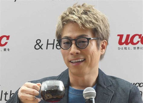 「ucc ＆healthy Cafe」オープニングイベントに登場した田村淳（撮影・佐藤萌花） ― スポニチ Sponichi Annex 芸能