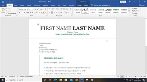 Cara Membuat Surat Di Microsoft Word Contoh Surat Resmi