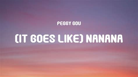 Peggy Gou It Goes Like Nanana Lyrics YouTube