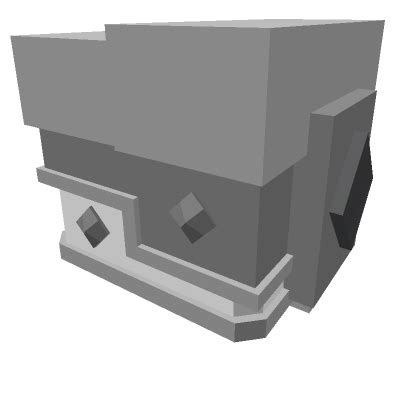 Silver Blocky Armor Left Shoulder Roblox Item Rolimon S