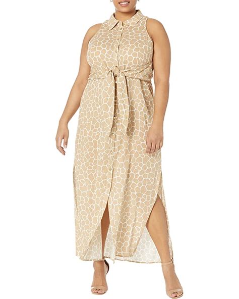 Michael Michael Kors Plus Size Giraffe Maxi Tie Dress 6pm