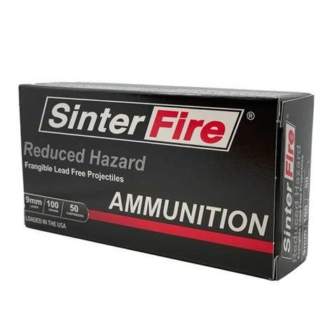 9mm Frangible Ammo For Sale | Sinterfire Bullets For Sale | BUY