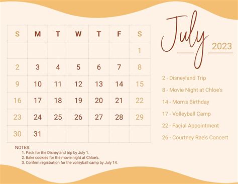 July 2023 Calendar Svg - Get Calender 2023 Update