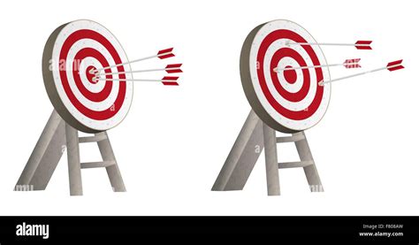 Targets With Arrows Stock Vector Image Art Alamy