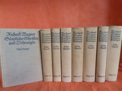 Music Richard Wagner S Mtliche Schriften Und Dichtungen Catawiki