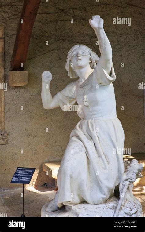 Statue Von Jeanne D Arc Schutzpatronin Frankreichs Und