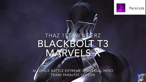 ABX Blackbolt Marvels X Universal Hero 7m Paralyze Season YouTube