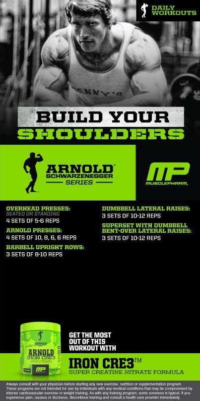 Arnold Shoulder And Arm Workout - WorkoutWalls